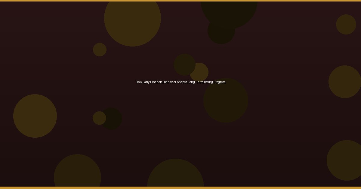 How Early Financial Behavior Shapes Long-Term Rating Progress - Image 2